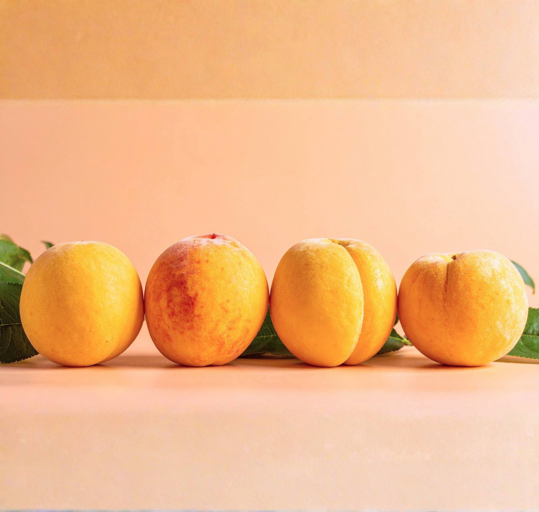 4 peaches