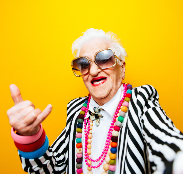 cool old lady