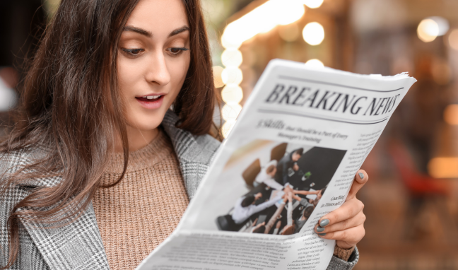 read newspaper